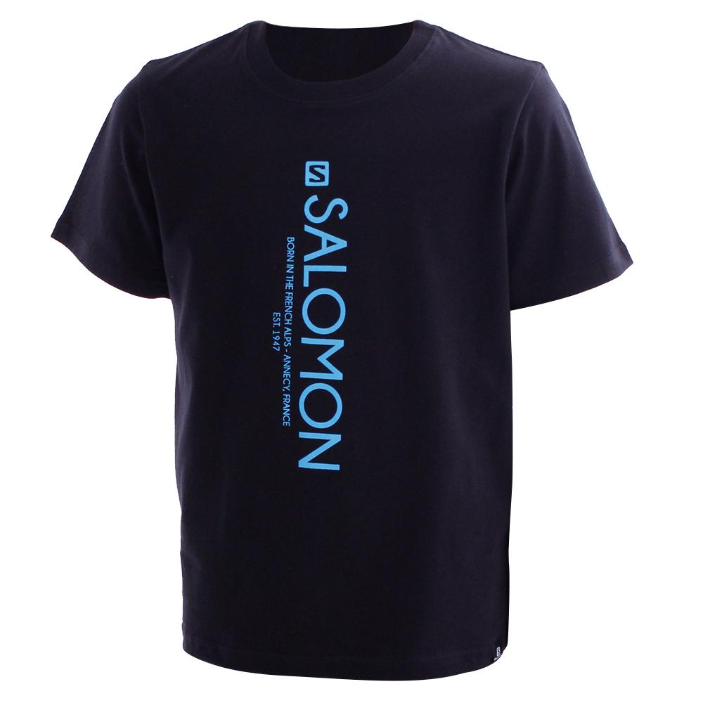 Salomon T-Shirts Børn Sort - SIDE ALLEY SS B (NXAQW-4973)
